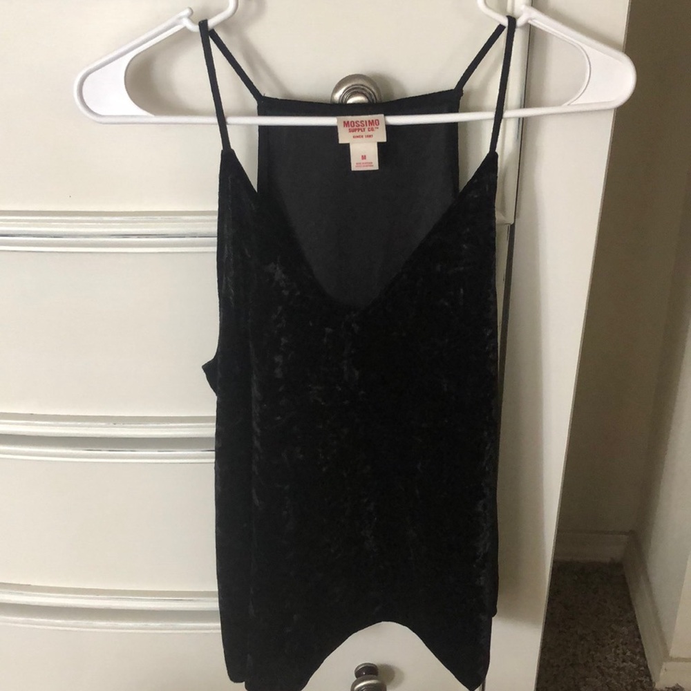 Velvet tank top